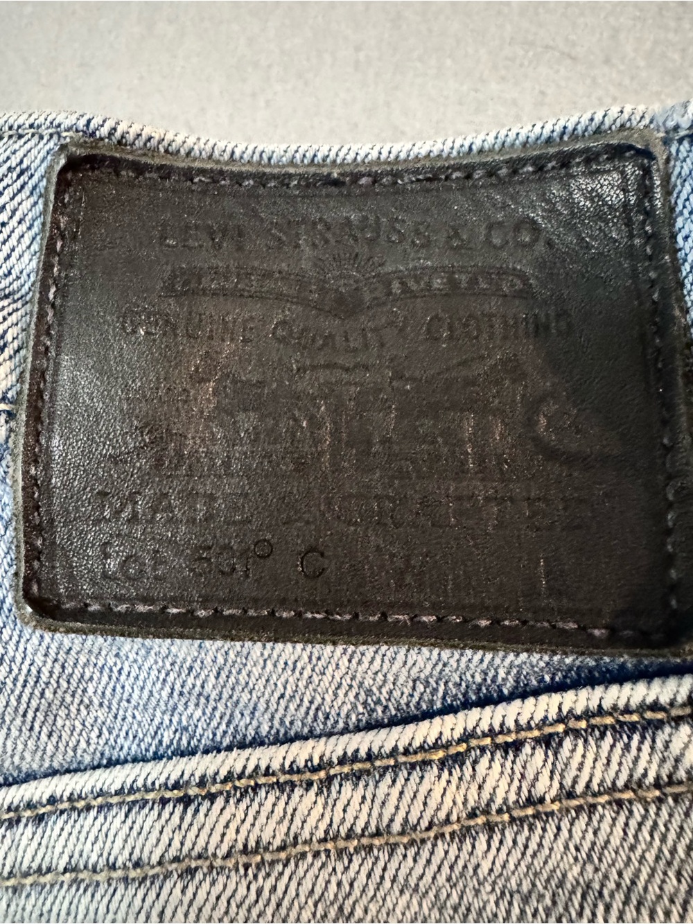 Levi’s 501 Crop Jeans Womens Size 23 - Picture 8 of 9